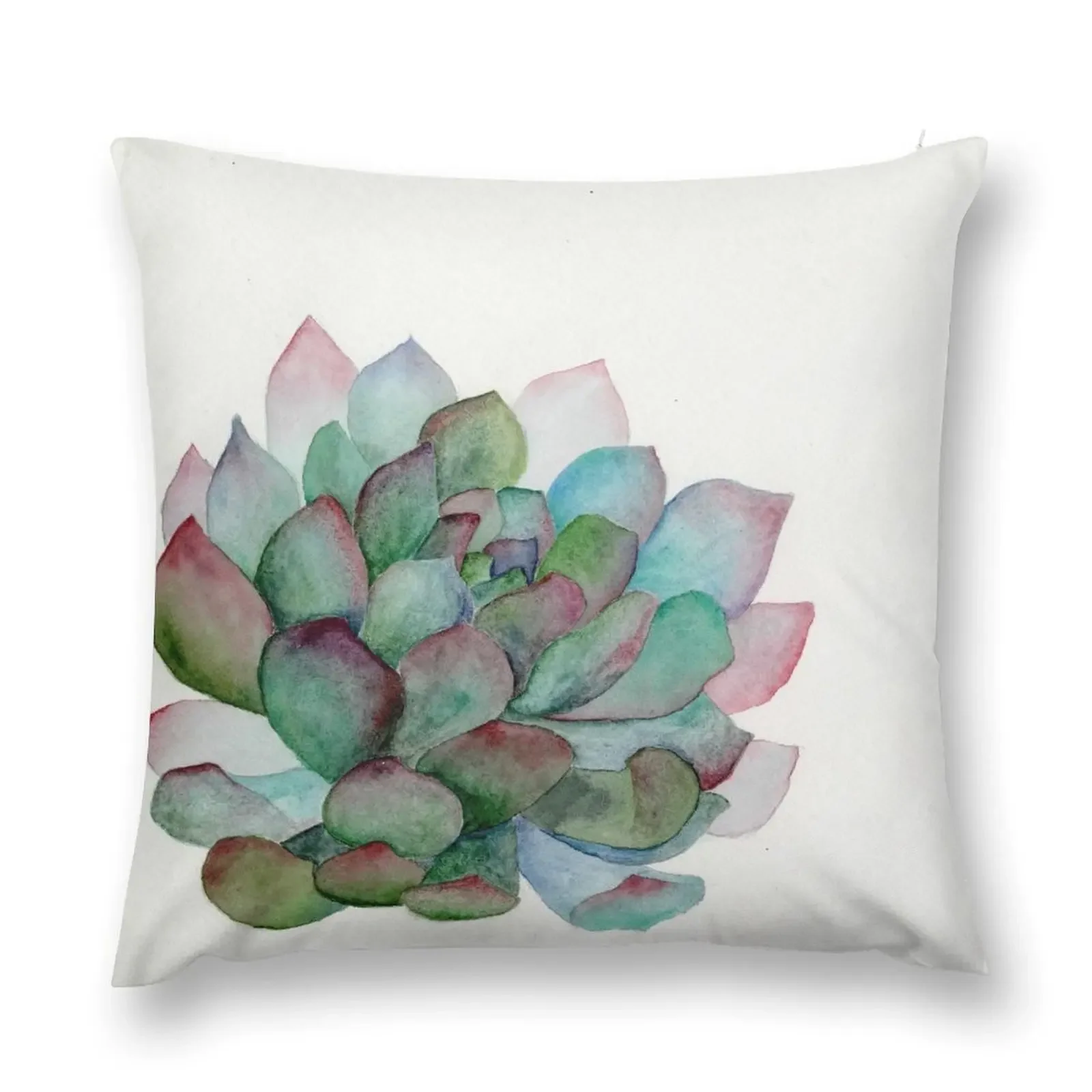 

minimalist watercolor succulent Throw Pillow Cushion Covers For Living Room sleeping pillows pillow