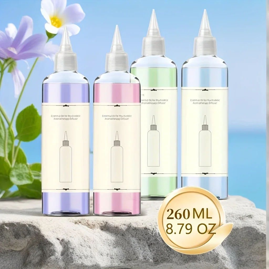 น้ำมันหอมระเหยขนาดใหญ่ 260 มล. สำหรับเติมกลิ่นหอมติดทนนาน ใช้ได้กับเครื่องกระจายกลิ่น เครื่องเพิ่มความชื้น และเครื่องฟอกอากาศในรถยนต์