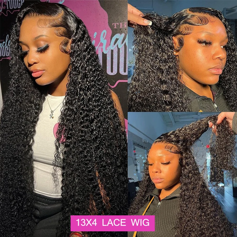 200 الكثافة 30 40 بوصة 13x6 Hd الدانتيل الباروكات الأمامية شعر بشري مجعد باروكة للنساء موجة عميقة 13x4 الدانتيل شعر مستعار أمامي الشعر البرازيلي