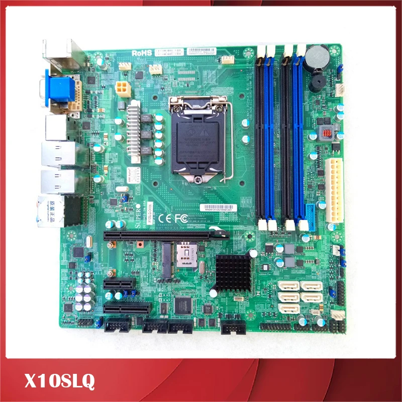 

Оригинальная материнская плата рабочей станции для процессора Suoermicro X10SLQ 1150 E3, полностью протестирована, хорошее качество
