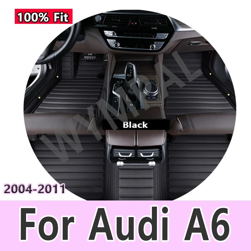 

Роскошные автомобильные коврики для Audi A6 C6 4F 2004 ~ 2011 Ковер Роскошный кожаный коврик Прочный коврик Автозапчасти для интерьера Автомобильные аксессуары