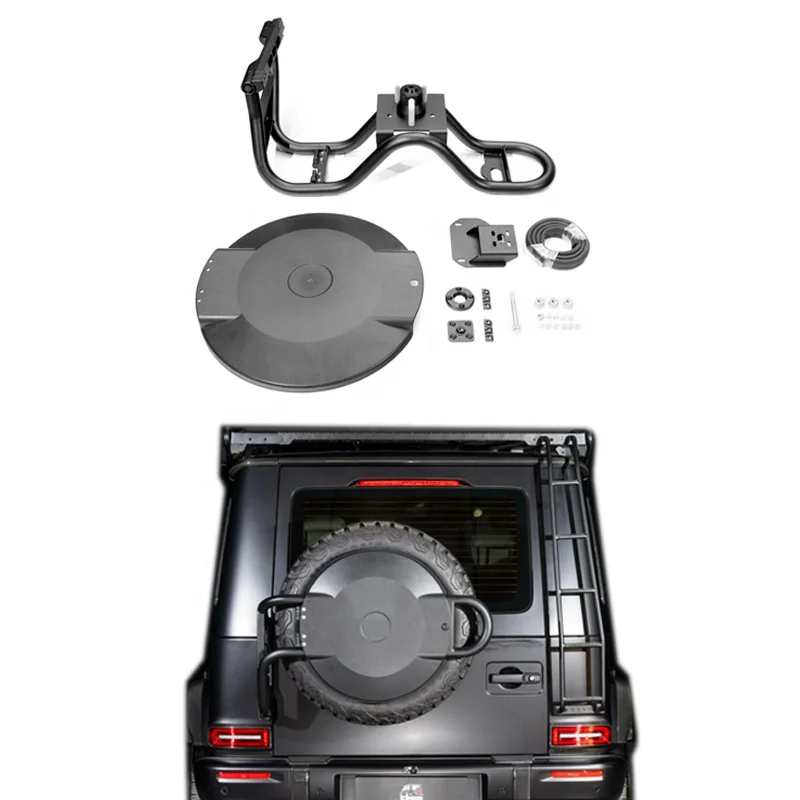 For W465 20 Inch Spare Tyre Cover with Holder Iron Holder with PP Cover 2025+ W465 G63 G500 Car Accessories Auto Parts
