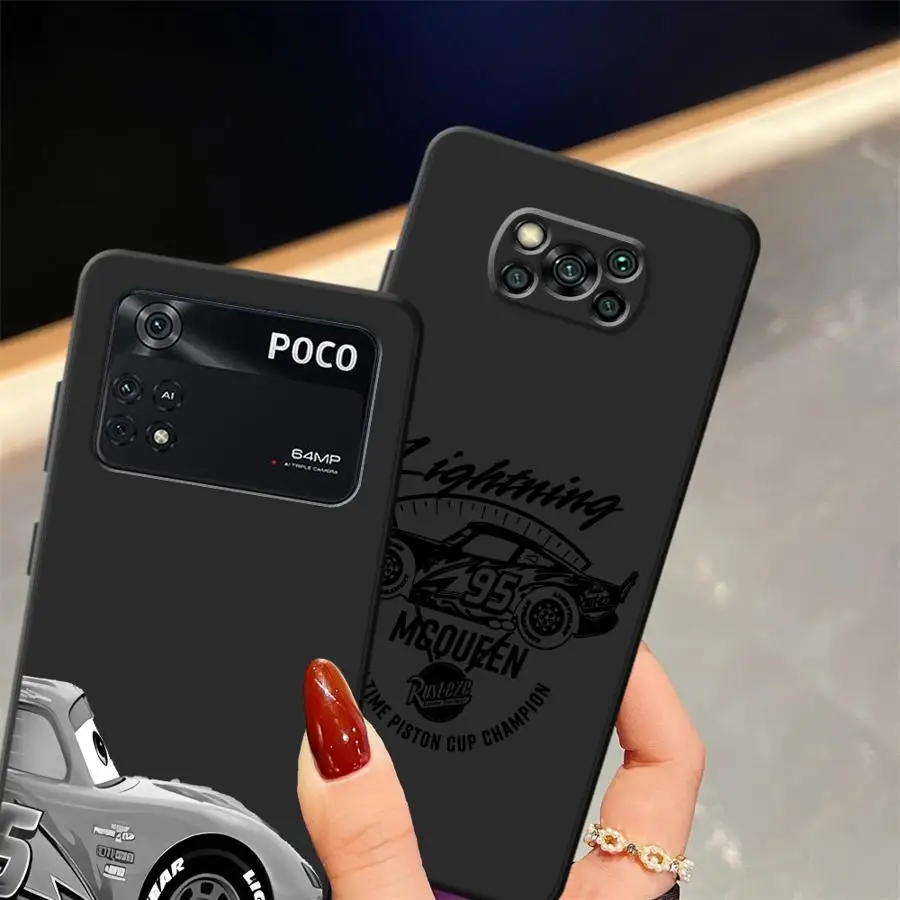 حافظة لهاتف شاومي بوكو X3 X4 X5 M5 M3 M4 Pro F3 F4 F5 C50 C51 C65 ديزني لايتنينج ماكوين #6