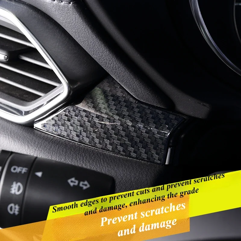 

Car Dashboard Decor Frame Cover Sticker Central Control Decorative Protective Frame Interior Accessory For Mazda CX-5 2017-2024