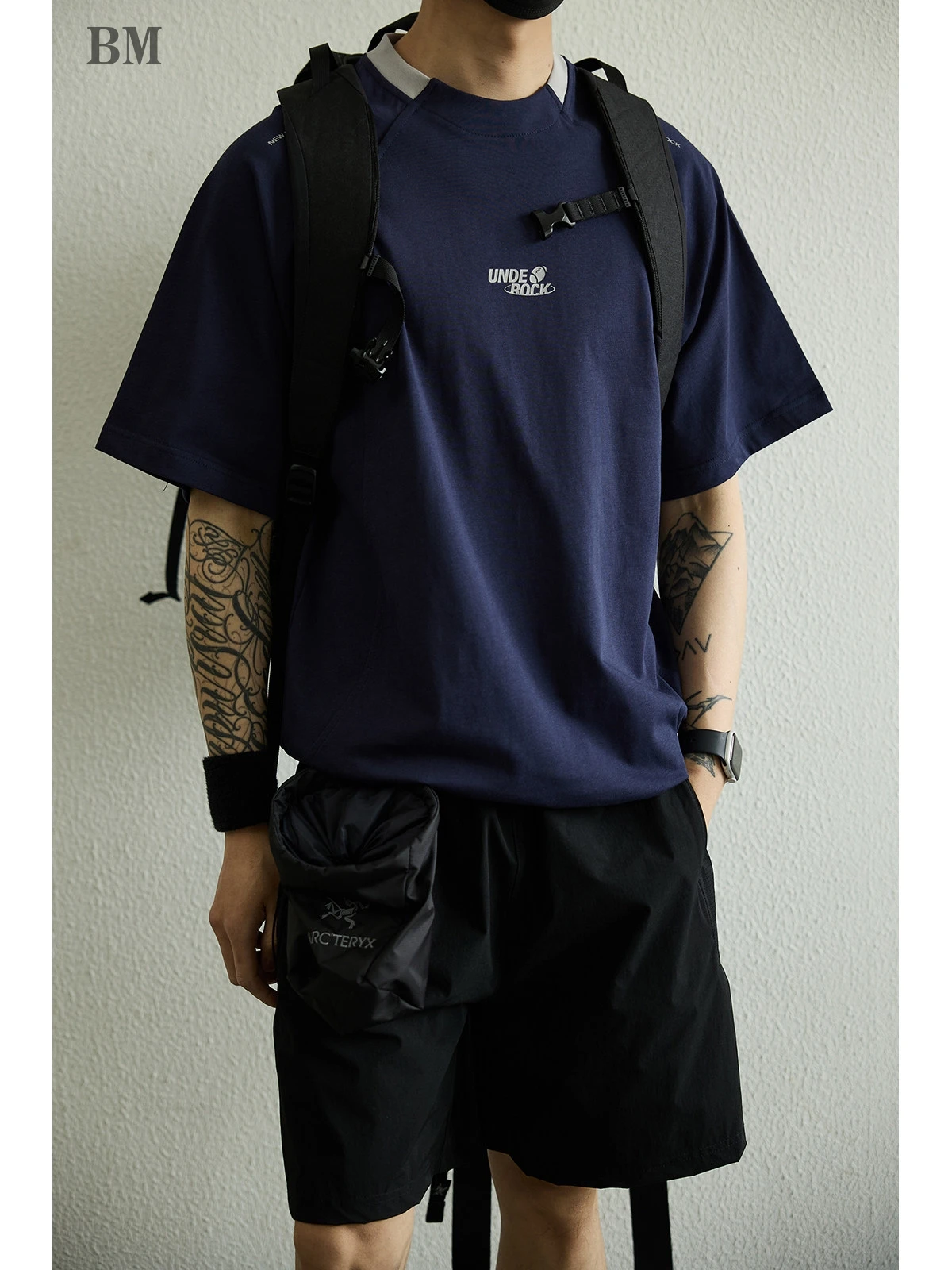 

Short Sleeve T Shirt Unisex Summer Cotton Letter Print Color Block Streetwear Trendy Loose Fit Couple Breathable Soft Vintage