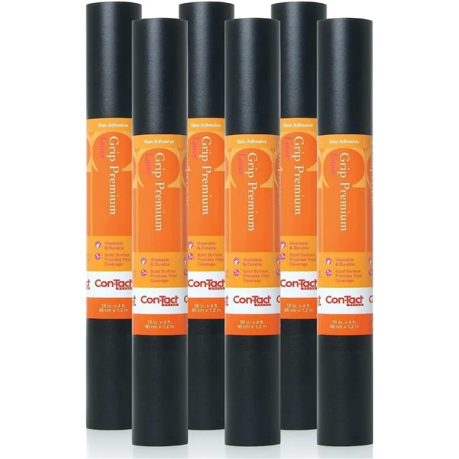 Premium Solid Shelf Liner with Thick and NonAdhesive Design for Kitchen Cabinets Drawer Organization Pantry Storage and Bathroo