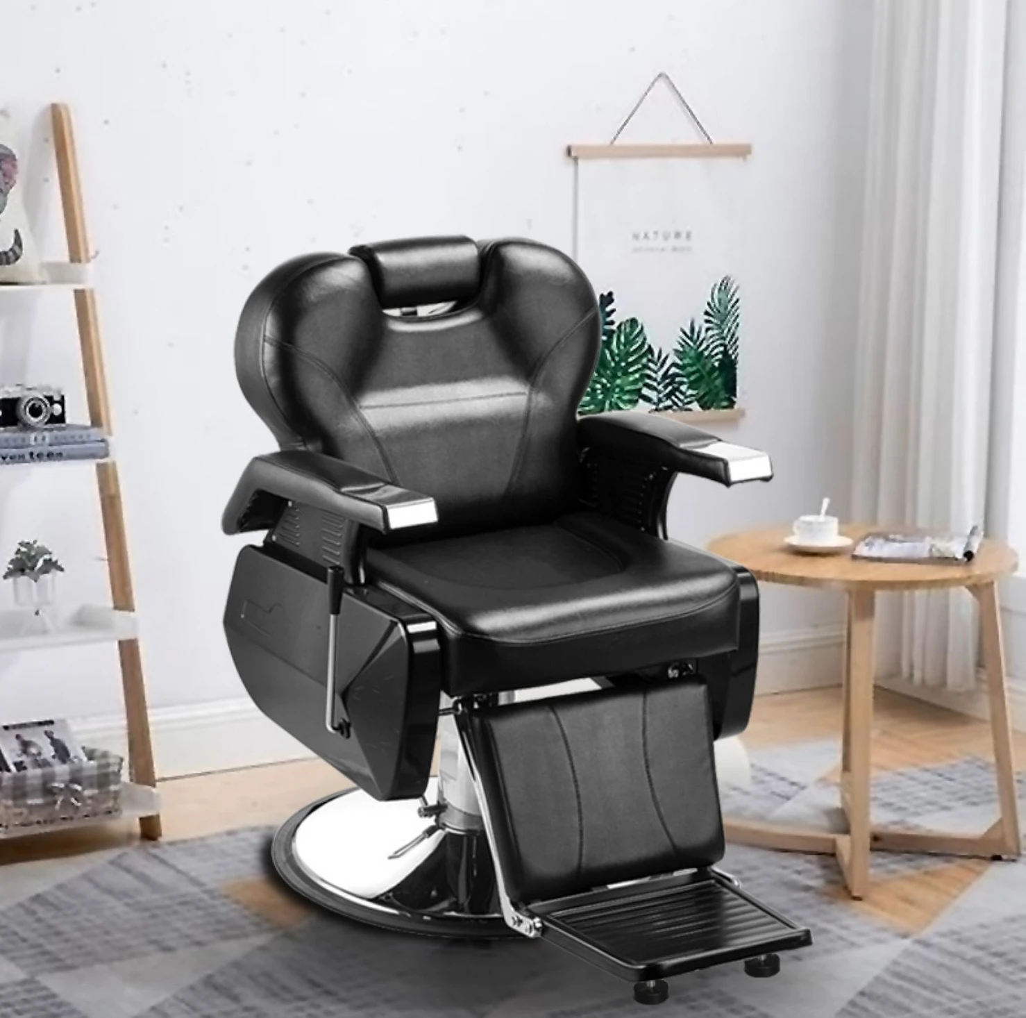 Men's Barber Oil Head Chair Hair Salon Shop Shave Trim Cut Hairdressing