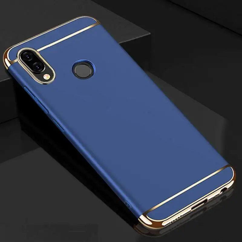 Capa Dura Ultra Slim para Xiaomi Redmi 7, Caso Removível, Caso De Telefone De Luxo, 3 em 1