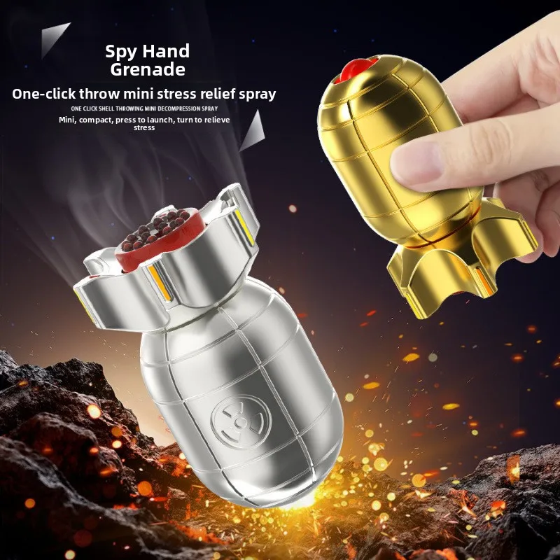 New Special Agent  Nuclear Bomb Toy Gun Keychain Backpack Decoration Boys Gift Portable And Stress Reliever Keychain