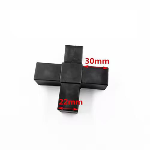 25X25 Right Angle Bend Connector Steel Pipe Plastic Shelf Tight Fixing Parts Corner L T Type Guardrail Balcony Cabinet 10Pcs - Image 12