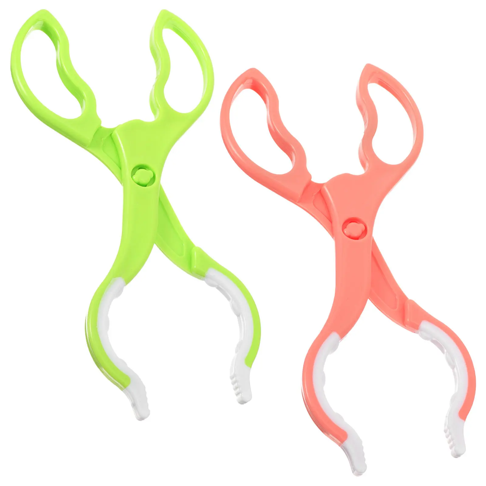 

2Pcs Anti-Slip Feeding Bottle Clamp with Long Handle for Hot Sterilization Safe Baby Bottle Pacifier Clip Detachable Nursing
