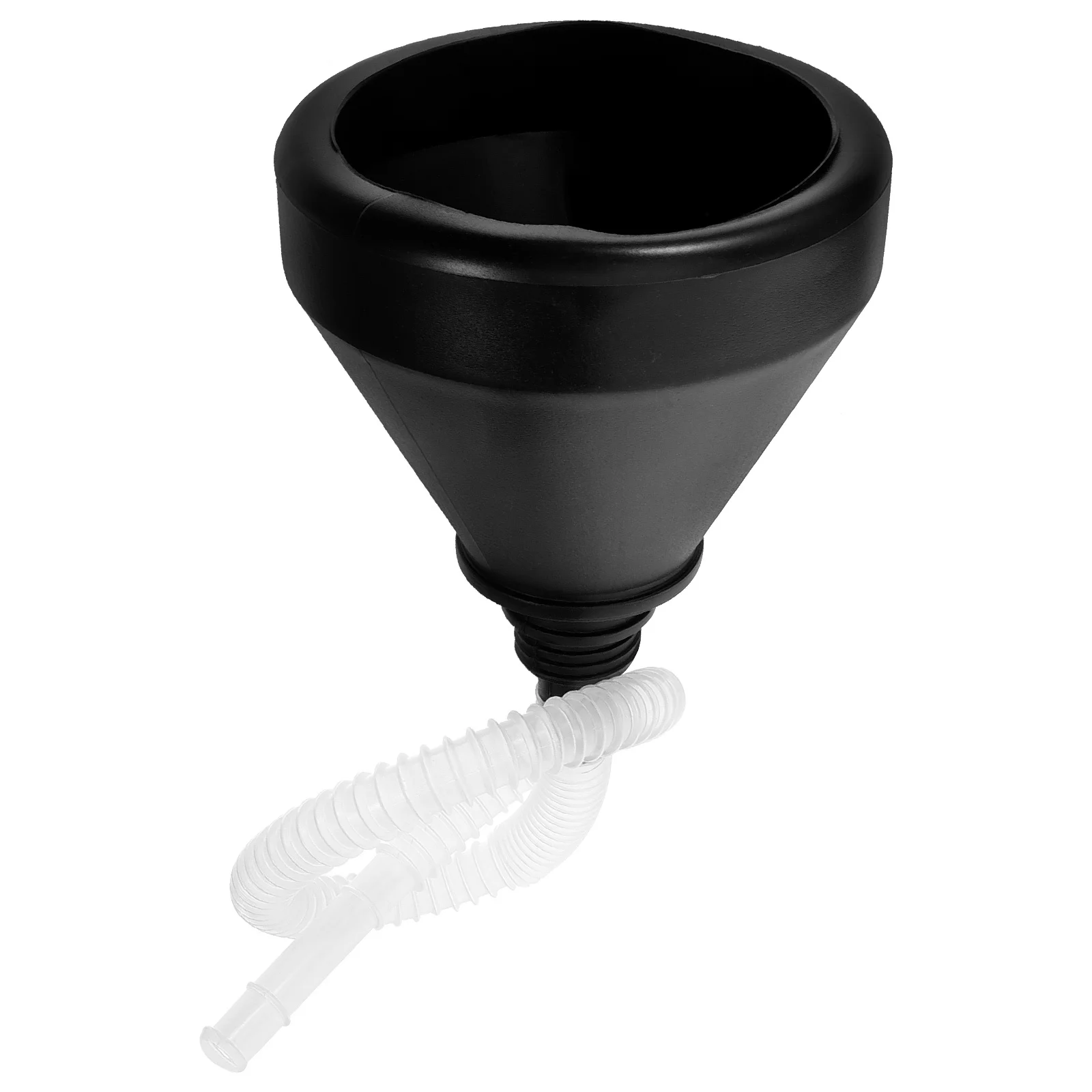 

Long Automotive Oil Funnel with Built-in Filter Heavy Duty Plastic Fuel Funnel for Car Motorcycle Transmission Fluid Refueling