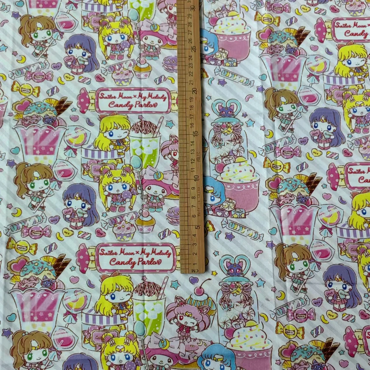 Sailor Moon My Melody 100 Cartoon Fabric Handmade Sewing Patchwork Quilting Baby Clothes Home Sheet Needlework DIY Meterial