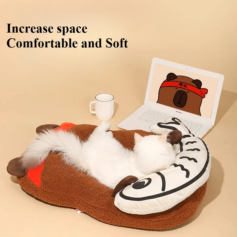 

Cat Nest, Winter Warmth, Cat Bed, Four Seasons Universal Pet Sofa, Dog Nest, Removable and Washable, Winter Cat Mat