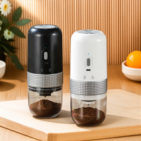 Wireless Mini Electric Coffee Grinder Rechargeable Bean Spice Mill for Home Kitchen Office Travel 1PC
