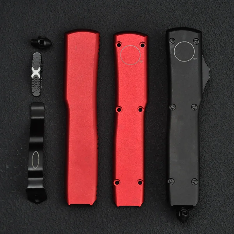 

Micro UTX85 UT Series Tech Ultra D2 Steel Outdoor Camping Hiking Utility EDC Tools CNC Aluminum Handle Part Kit Customized