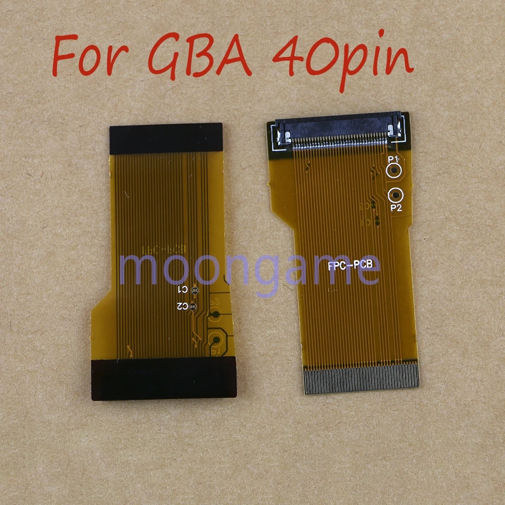 

30pcs For GBA Connected to SP Flex Ribbon Cable 32pin 40 Pin Backlit Adapter Screen Mod
