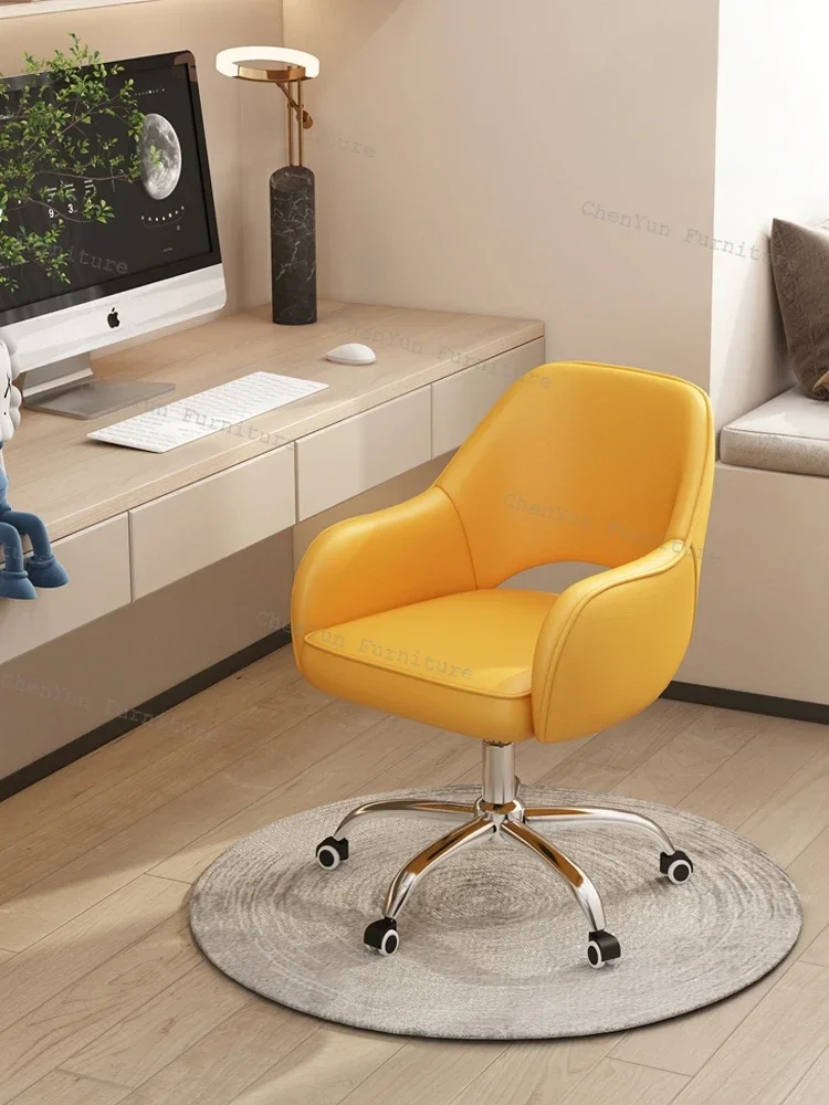 

Simplicity Comfort Office Chair Rocking Swivel Home Vanity Gaming Chair Living Room Work Sillas De Oficina Office Furniture