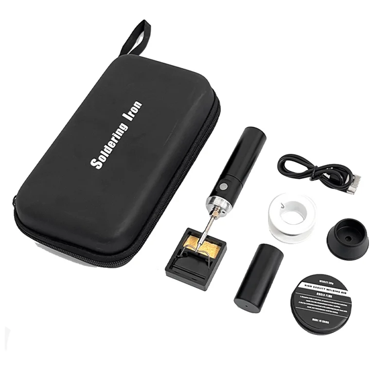 ABCL USB لحام الحديد DIY دليل راديو لحام الحديد مجموعة صغيرة مريحة قابل للتعديل درجة الحرارة المعدنية