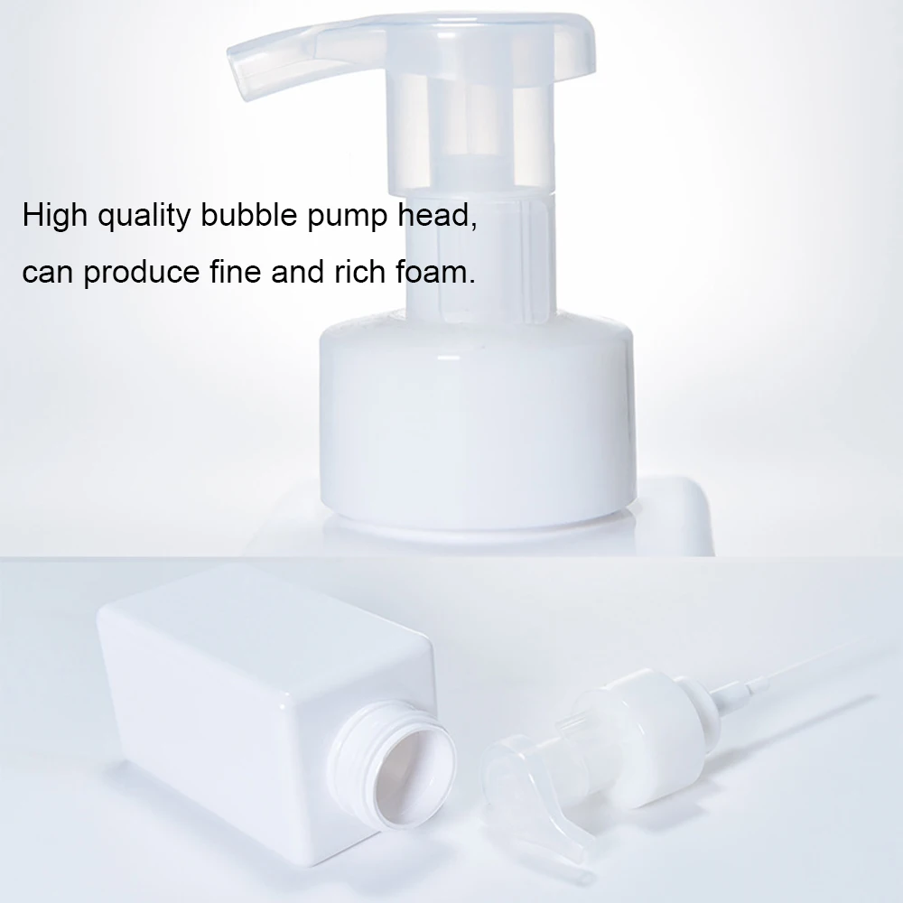 Home Bath Supplies New Shampoo Shower Gel Clear Hand Sanitizer Liquid Soap Dispenser Pump Container Foaming Bottle