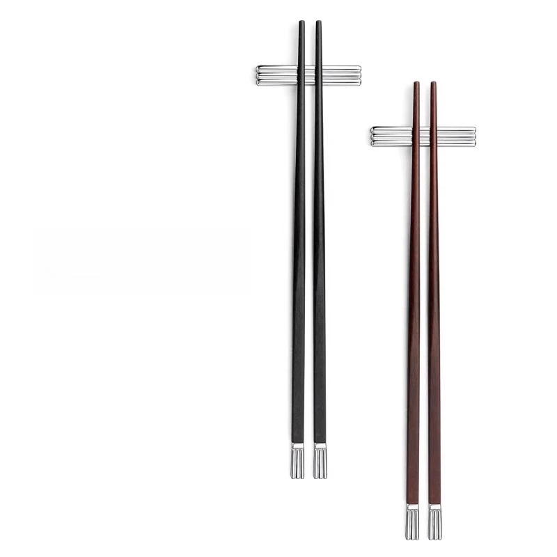 

Light luxury and high-end new products, ebony pointed wooden chopsticks, household gift box housewarming, wedding gift tableware