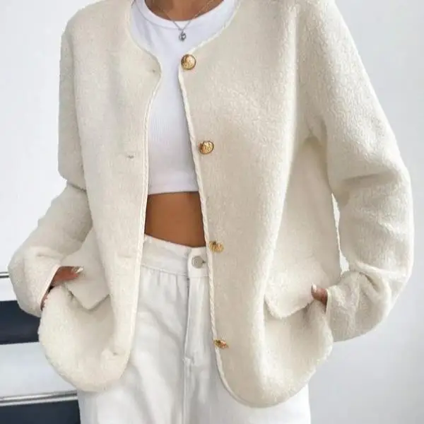 

ex Pure Color Button Front ket Coat PU Leather Waist Cinched Ciwalk Thin Nine Sve Length Other Sle Other Pattern