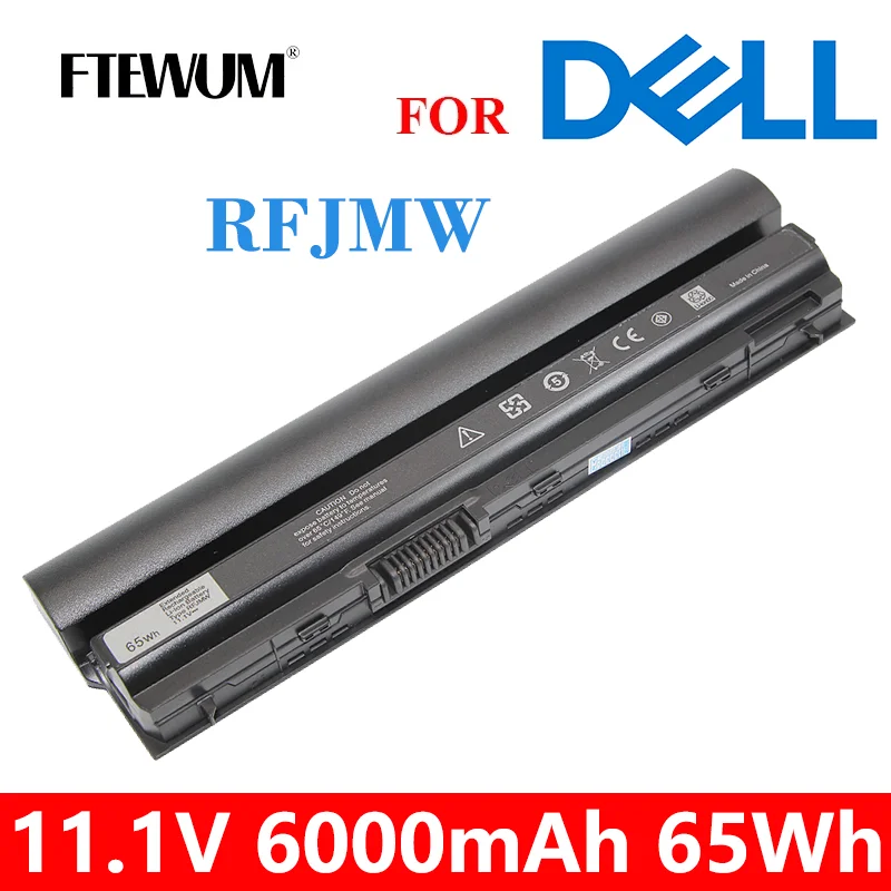 65Wh RFJMW 11.1V 6000mAh 6Cells Laptop Battery For DELL Latitude E6320 E6330 E6220 E6230 E6120 E6430S FRR0G FRROG KJ321 K4CP5