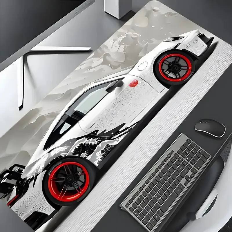 CIFBUY Mouse Pad Racing Theme Anti Slip Gaming Desk Mat Smooth Surface For PC Laptop Office Computer Accessories