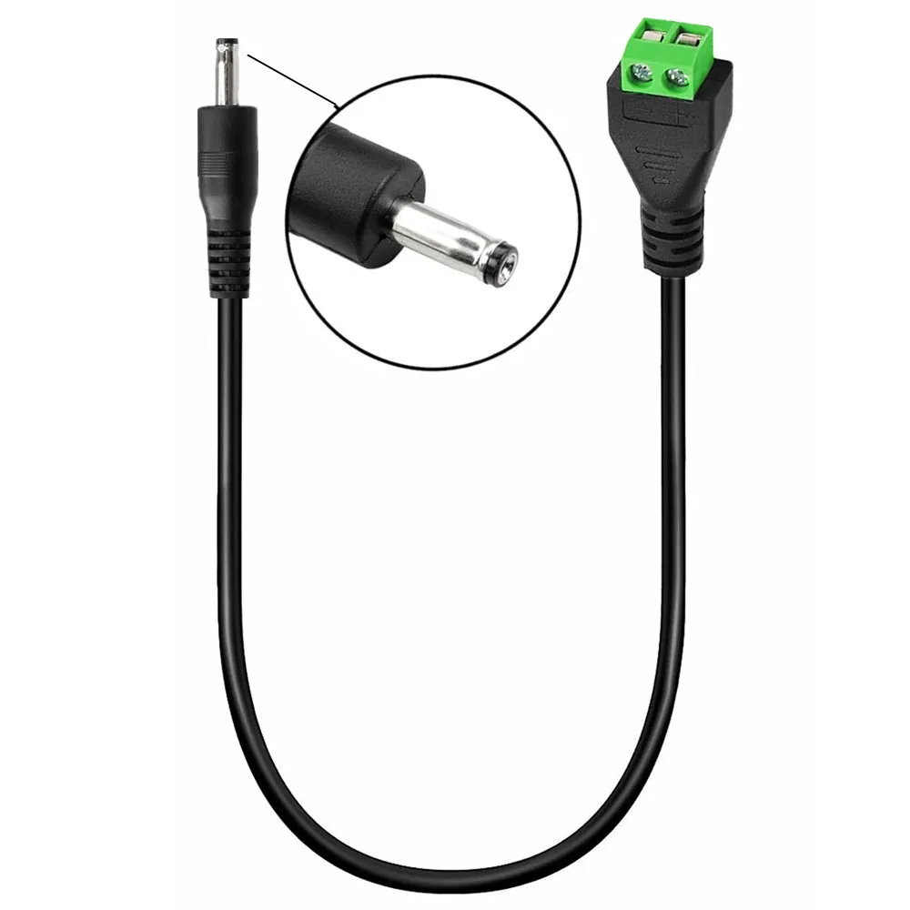 DC3.5*1.35MM Dc Extension Cable For Power Adaptor,cctv Security Camera Led Strip Dvr Router 27cm