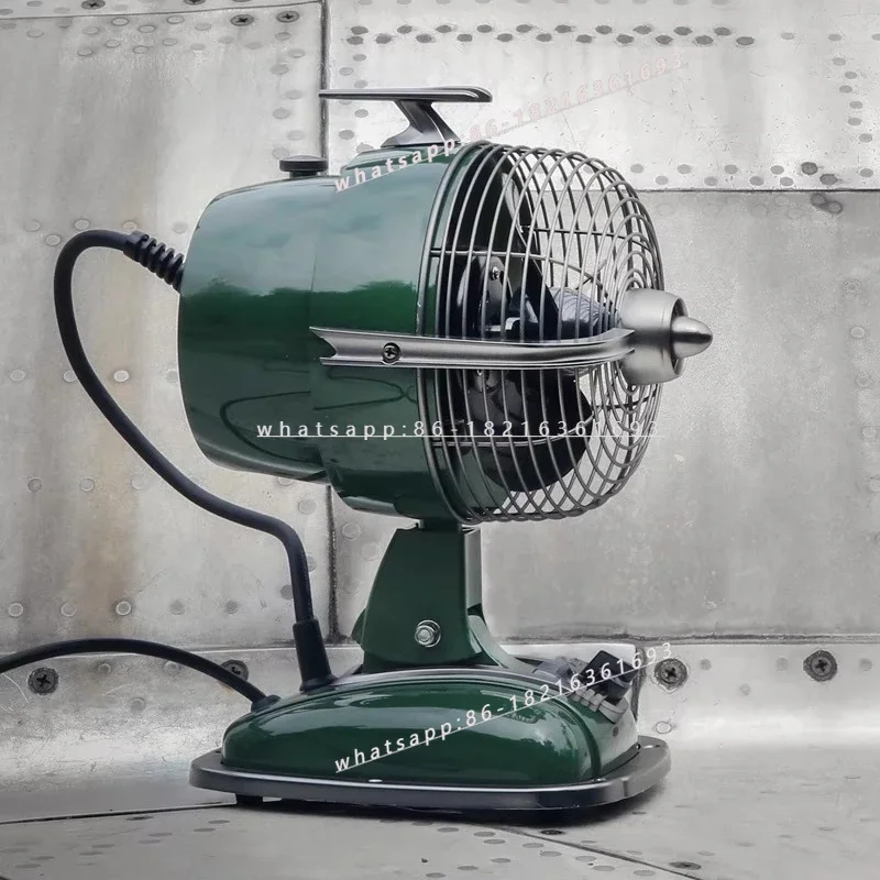 Home Silent Desktop Aircraft Head Retro Electric Fan Air Recirculation Fan