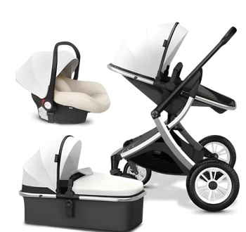 Kinderwagen mit Komfort Baby, 3-1 Kinderwagen geeignet für 0-3 Jahre