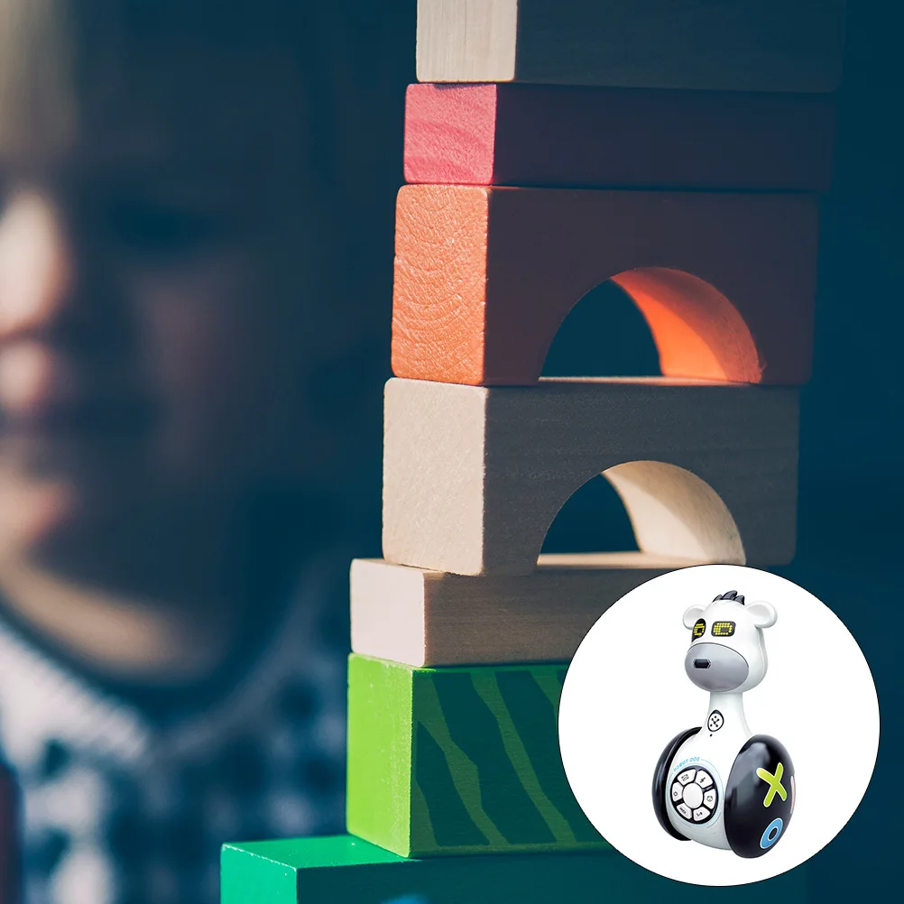 

Tumbler Robot Dog Baby Crawling Plaything Sliding Music Light Educational Interactive Story Machine Gift for Kids