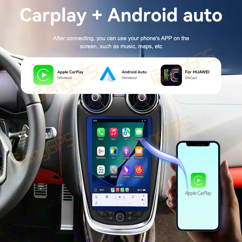 Car Accessories Radio For McLaren 540C 570 GT 2014-2021 Android Auto GPS Navigation Multimedia Stereo Receiver Head Unit Offline
