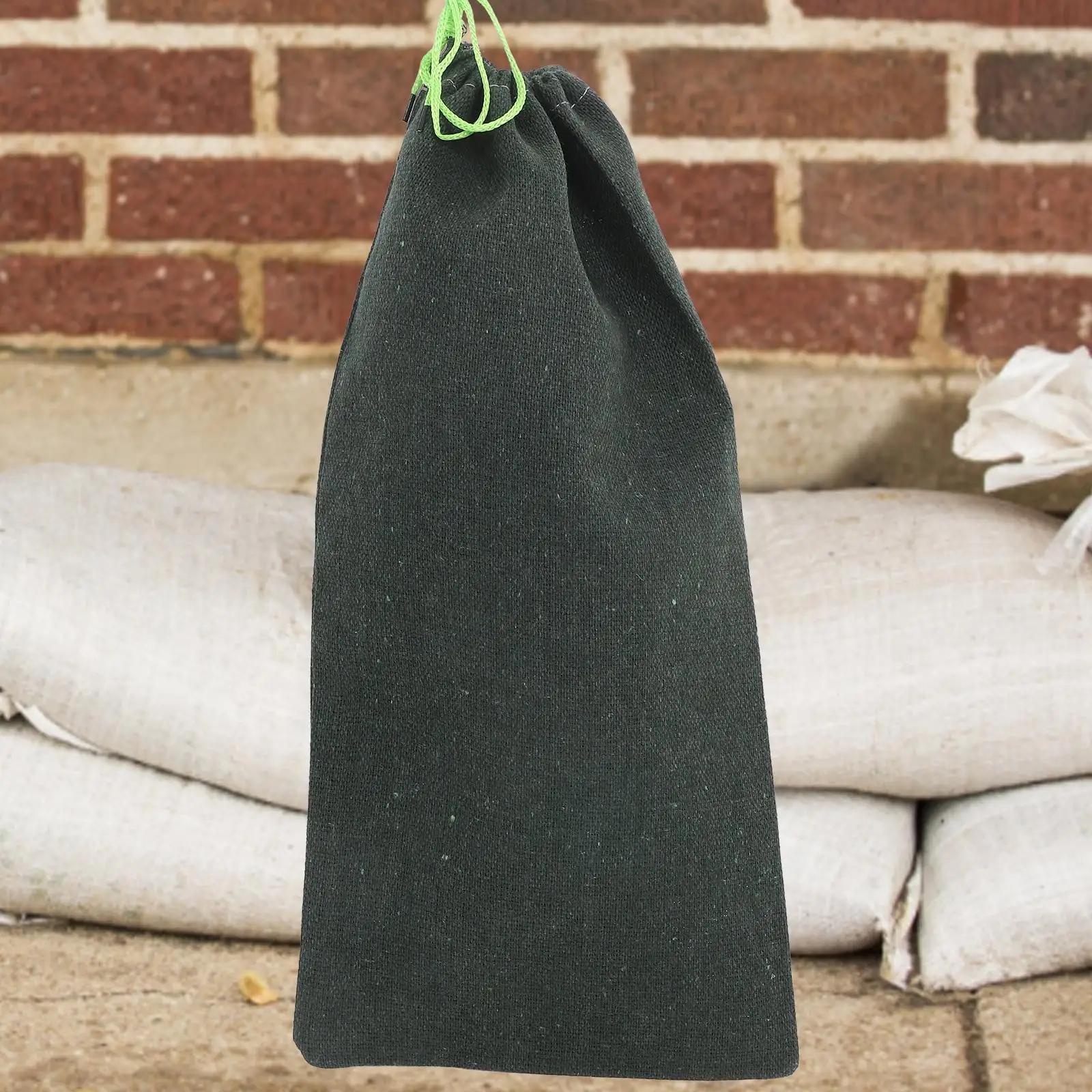 Многоразовые мешки с песком для борьбы с наводнениями, длинный дизайн, впитывающий холст, прочный защитный барьер, пустой водонепроницаемый домашний гараж, работа