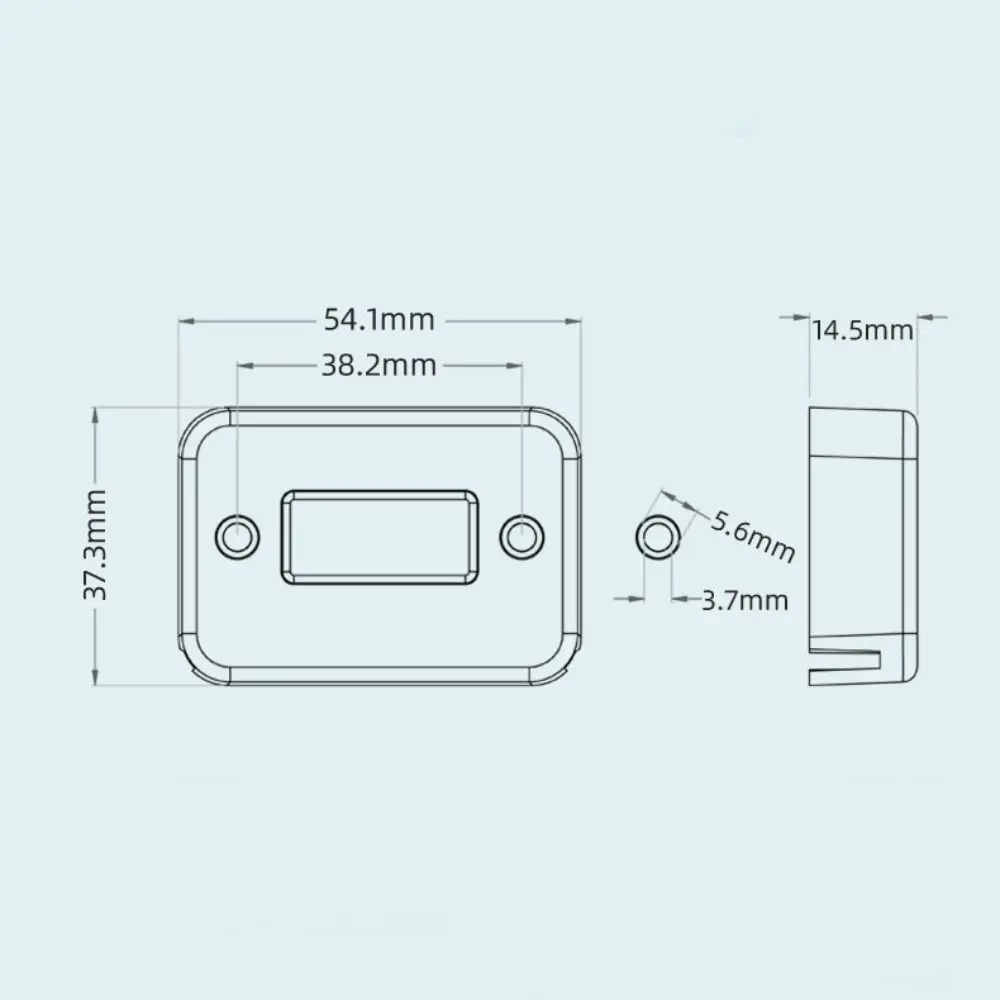 Medidor de hora do motor com display digital, tela lcd, à prova d'água, indutivo, resistência à vibração, medidor de hora, motor a gás