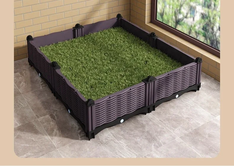 Dog urinal edge grazing golden retriever special fixed-point toilet shit potty