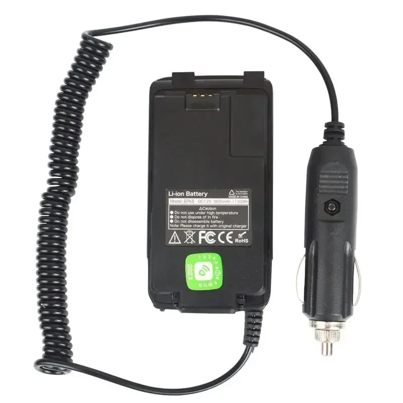 Walperforé Talkie UV-K5 UV-K6 UV-5RPlus UV-k58 Batterie Éliminateur 12V Électricité Fournie par Voiture Laguna ette Briquet