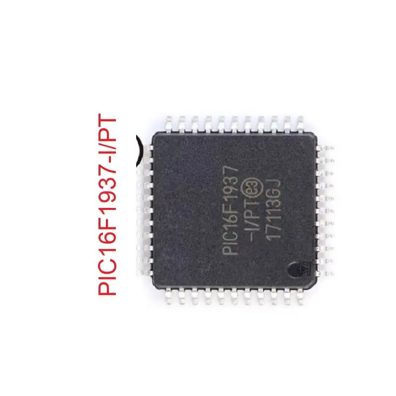 10-50PCS/LOT 8-bit microcontroller chip 16F1937-I/PT QFP44  PIC16F1937-I/PT