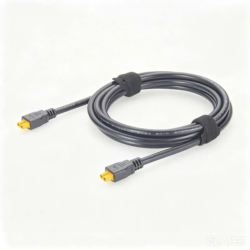 Amass XT30 Female-to-Female Connection Cable for DC Power Supply, Suitable for Lithium-Ion Battery Power Supplies