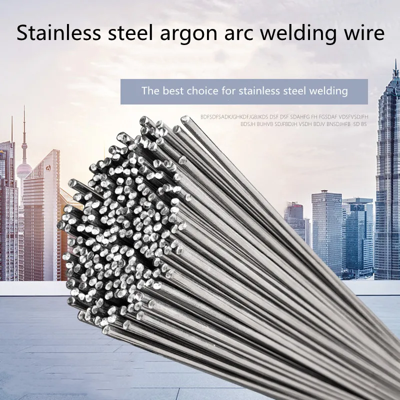 1KG TIG-304 Stainless Steel Argon Arc Welding Wire Metal Welder Rod  1.0mm- 3.0mm Used In Welding Stainless Steel 304