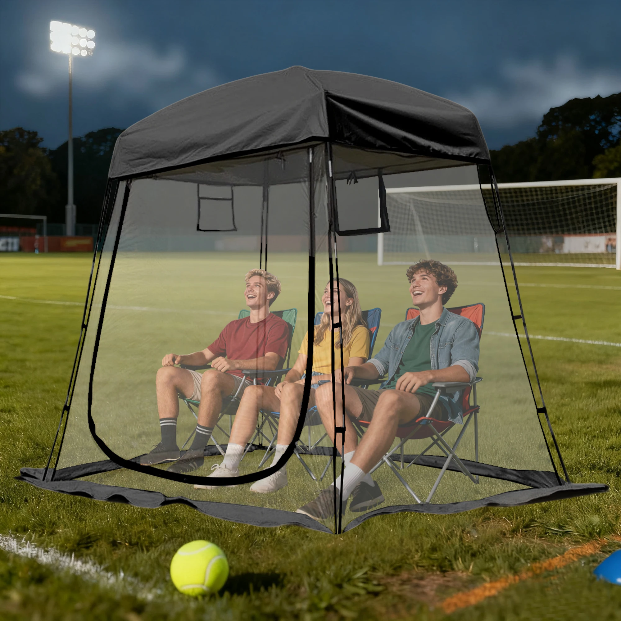 

Clear Bubble Sports Tent for Outdoor Winter Shelter for Fishing All Weather Easy Setup Pod Event or Party Garden greenhouse