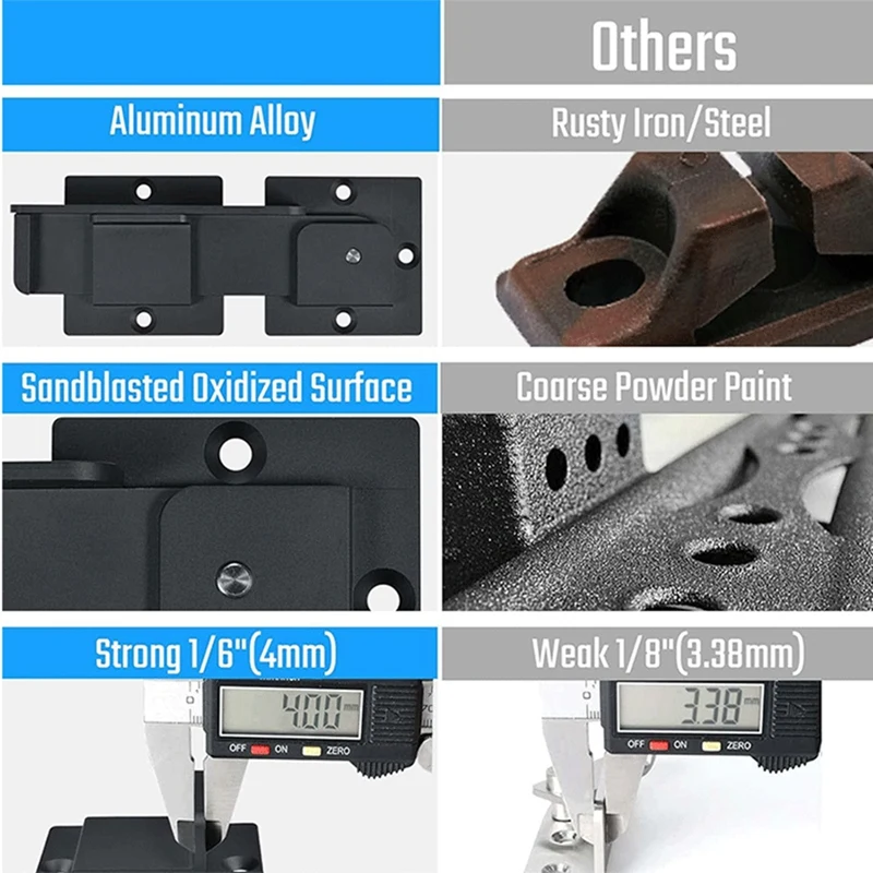 Flip Gate Latch Lock, Adjustable Flip Gate Latch Lock With 3 Padlock Hole, Heavy Duty Aluminum Alloy Door Latch