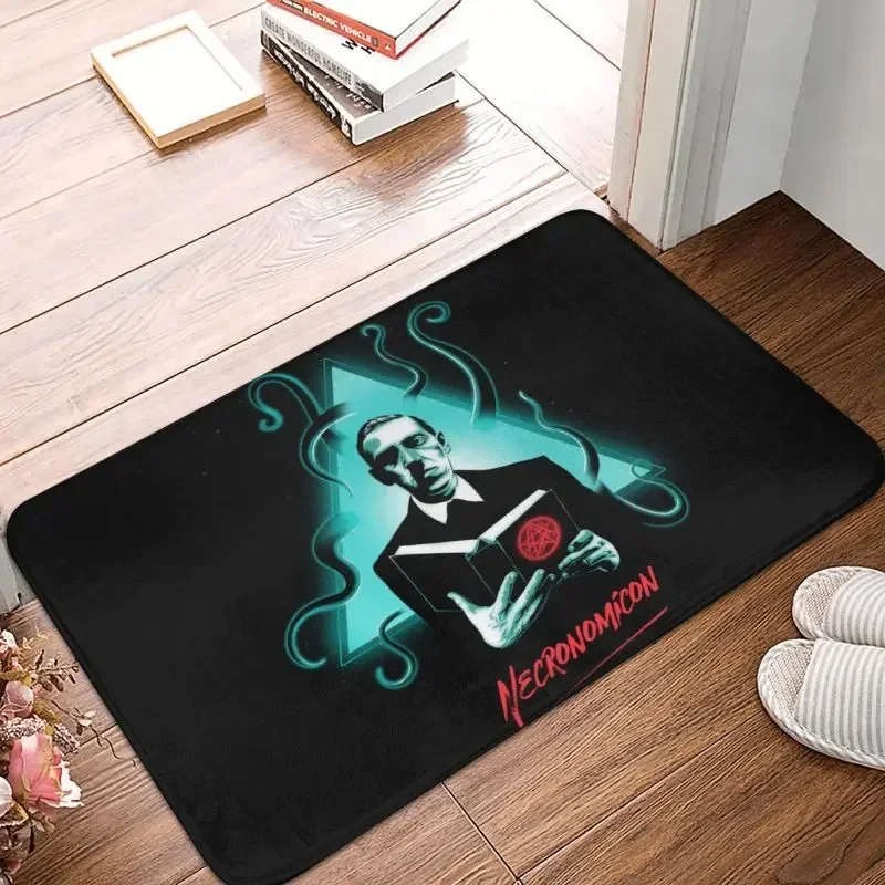 Call Of Cthulhu Funny Necronomicon Front Door Floor Entrance Mat Lovecraft Bathroom Kitchen Doormat Living Room Carpet Rug