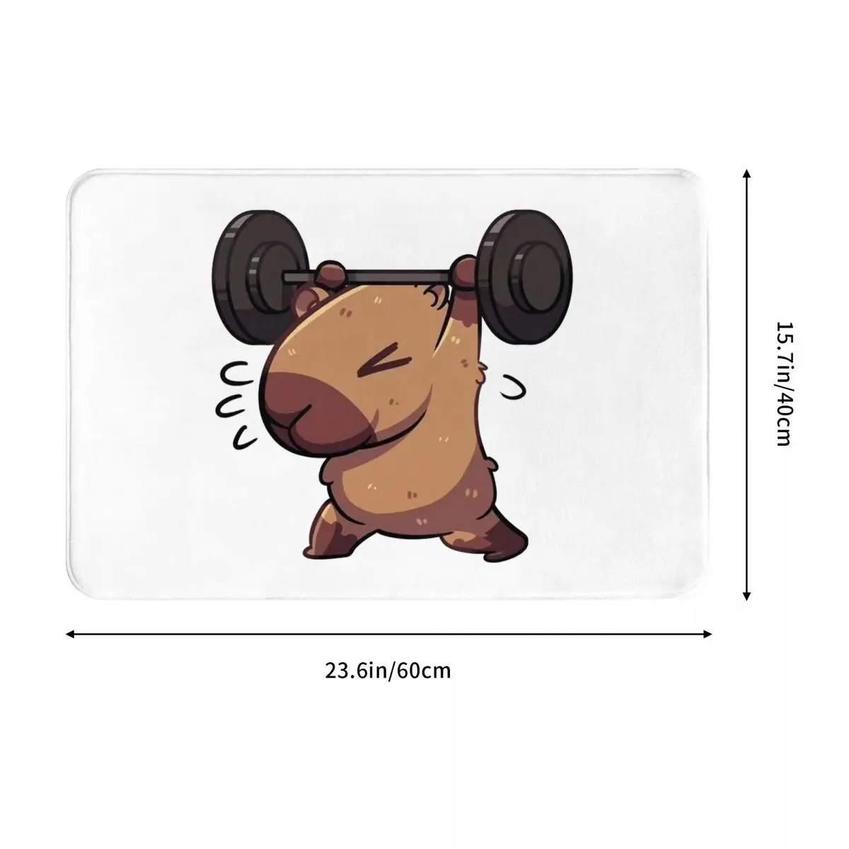 Capybara Doormat Sand Scraping Carpet Rug Kitchen Entrance Home Floor Mat for Living room Footpad Mats