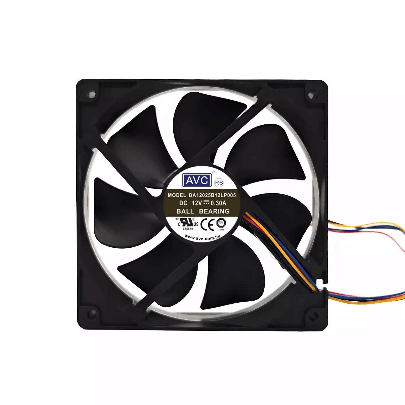 

New For Original AVC DA12025B12LP005 12cm PWM Dual Ball 4PIN Temperature Controlled Fan