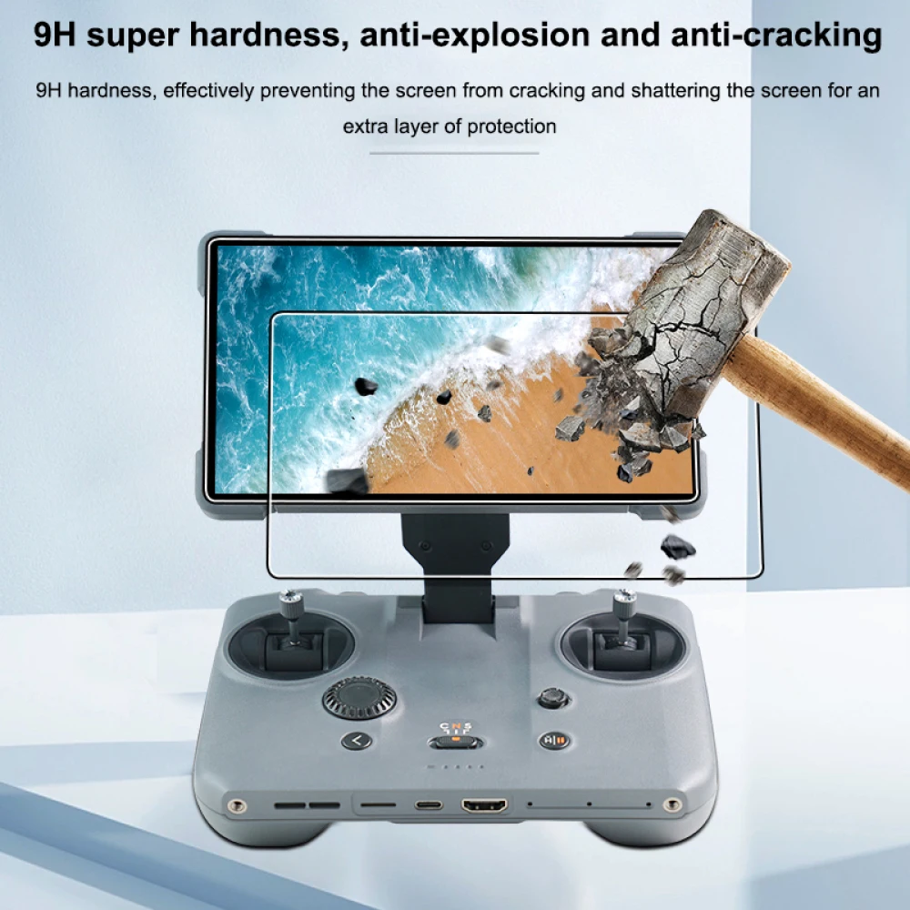 ل DJI Mavic 4Pro HD واقي للشاشة من الزجاج المقسى 2 قطعة ل DJI RC Pro 2 تحكم طبقة رقيقة واقية مع مجموعة محاذاة السيارات #5