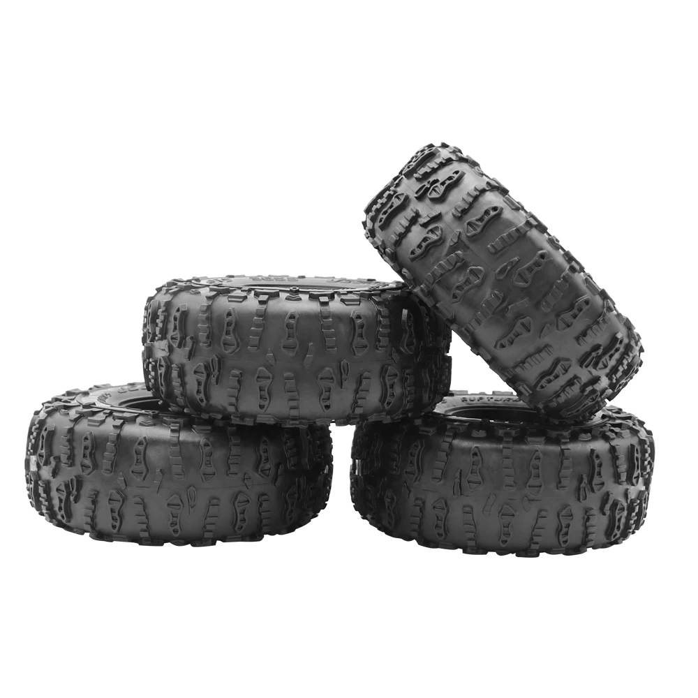 Pneumatici ruota pneumatico in gomma da 1.9 pollici 125 x50mm per 1/10 RC Crawler TRX4 TRX6 Axial SCX10 AXI03007 90046 BRX10 Wheel 90018