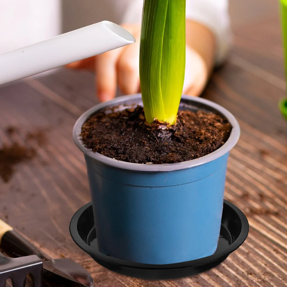 10Pcs Round Planter Tray Plastic Flower Pot Tray Plant Saucer Tray Plastic Reusable Bonsai Pot Saucer