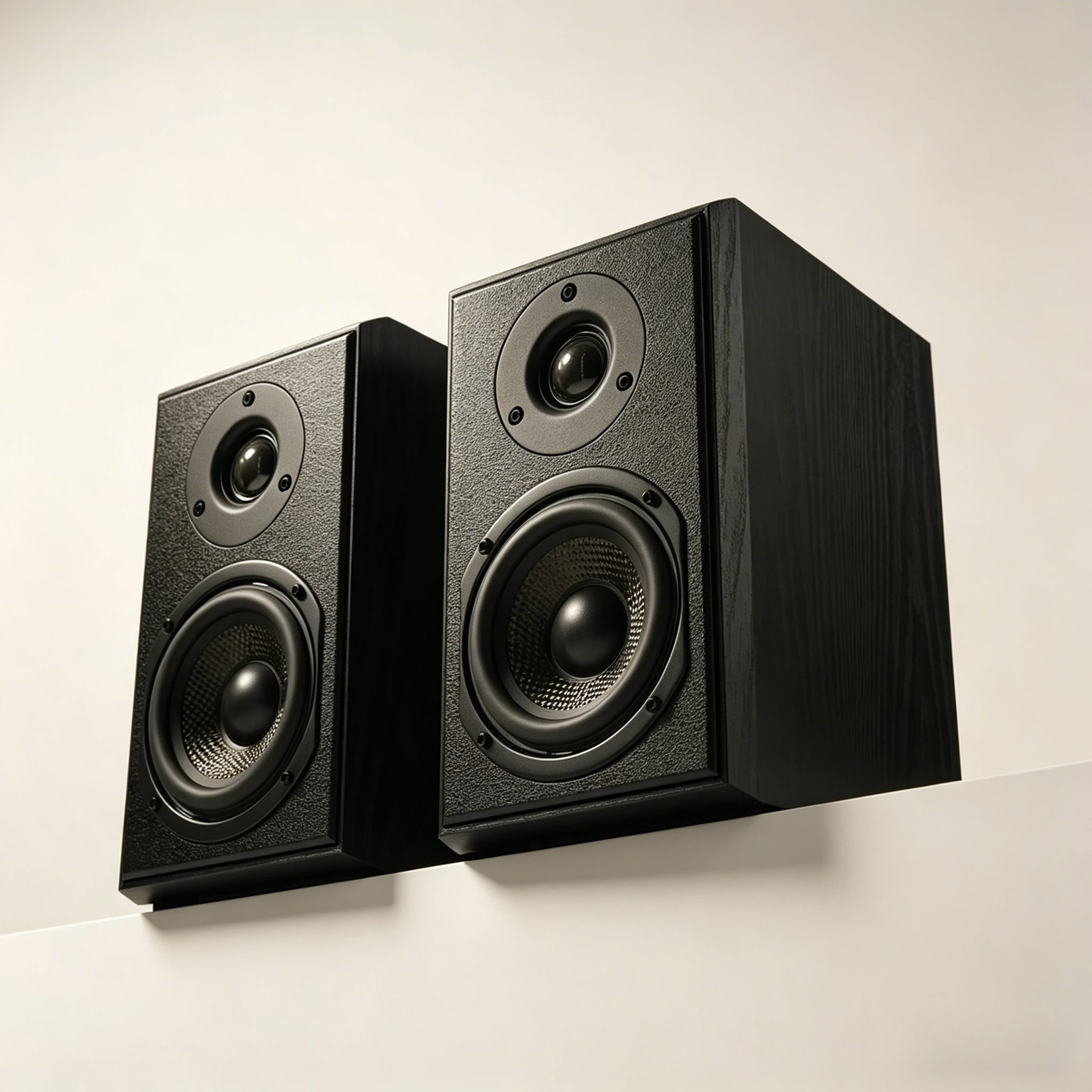 

100 Вт Мощная 5,25-дюймовая пассивная полочная акустическая система Hi-Fi класса для домашнего использования с высококачественным ленточным твитером