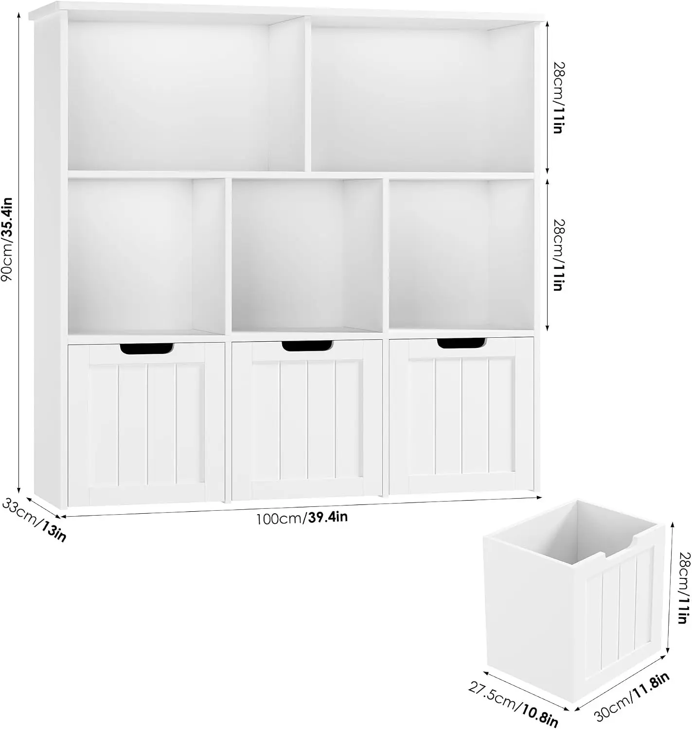 Toy Storage Organizer with Movable Drawers, Toy Organizer for Kids